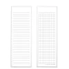Levenger Bookmarks*100 Bookmark Cards, Ruled/Grid