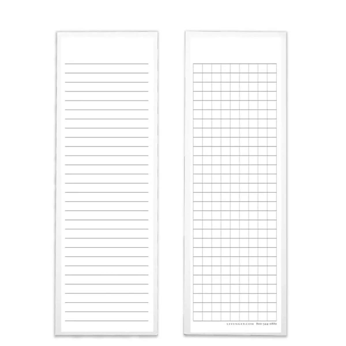 Levenger Bookmarks*100 Bookmark Cards, Ruled/Grid