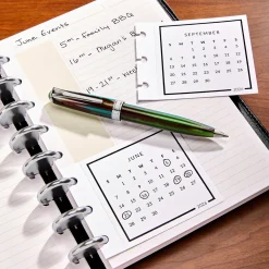 Levenger Accessories*2026 Circa Mini Calendar Discbound Inserts (set of 12)