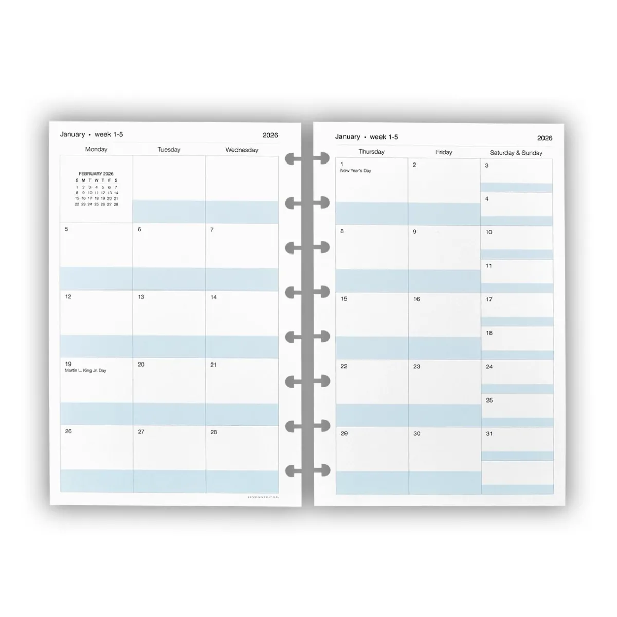 Levenger Junior Notebooks*2026 Circa smartPlanner Slim Refill