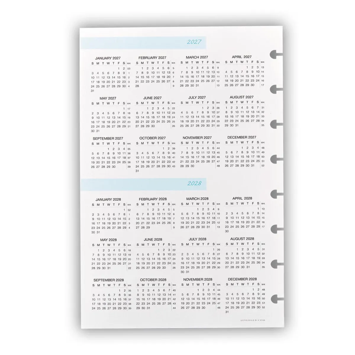 Levenger Junior Notebooks*2026 Circa smartPlanner Slim Refill