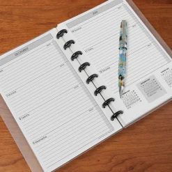 Levenger Junior Notebooks|Letter Notebooks*2026 Circa Sunday Start Weekly Agenda, Horizontal