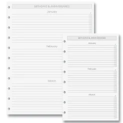Levenger Junior Notebooks|Letter Notebooks*2026 Circa Sunday Start Weekly Agenda, Horizontal