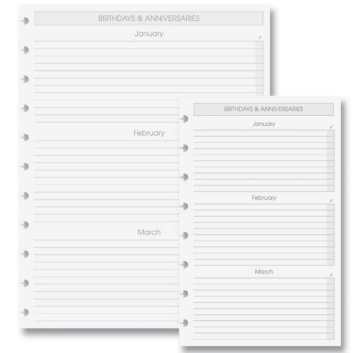 Levenger Junior Notebooks|Letter Notebooks*2026 Circa Sunday Start Weekly Agenda, Horizontal