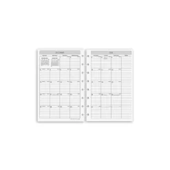 Levenger Junior Refills|Letter Refills*2026 Circa Sunday Start Weekly Agenda Refill, Horizontal