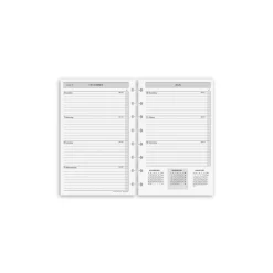 Levenger Junior Refills|Letter Refills*2026 Circa Sunday Start Weekly Agenda Refill, Horizontal