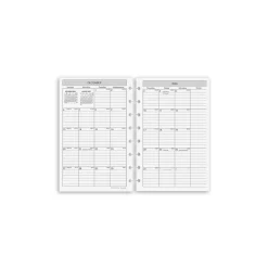Levenger Junior Refills|Letter Refills*2026 Circa Sunday Start Weekly Agenda Refill, Vertical