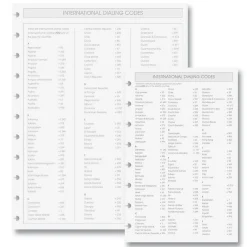 Levenger Junior Refills|Letter Refills*2026 Circa Sunday Start Weekly Agenda Refill, Vertical