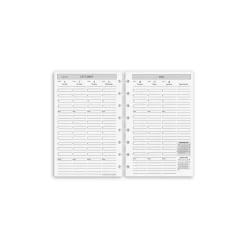 Levenger Junior Refills|Letter Refills*2026 Circa Sunday Start Weekly Agenda Refill, Vertical
