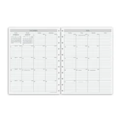 Levenger Junior Refills|Letter Refills*2026 Circa Sunday Start Weekly Agenda Refill, Vertical