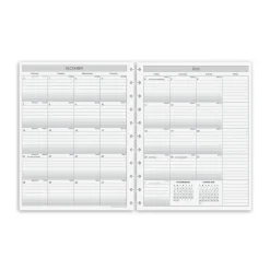 Levenger Junior Refills|Letter Refills*2026-2027 Circa 2-Year Monthly Agenda Discbound Refill