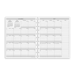Levenger Junior Refills|Letter Refills*2026-2027 Circa 2-Year Monthly Agenda Discbound Refill