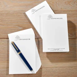 Levenger Premium Index Cards|Premium Personalized Index Cards*500 Corporate 4 x 6 Cards, Vertical Plain