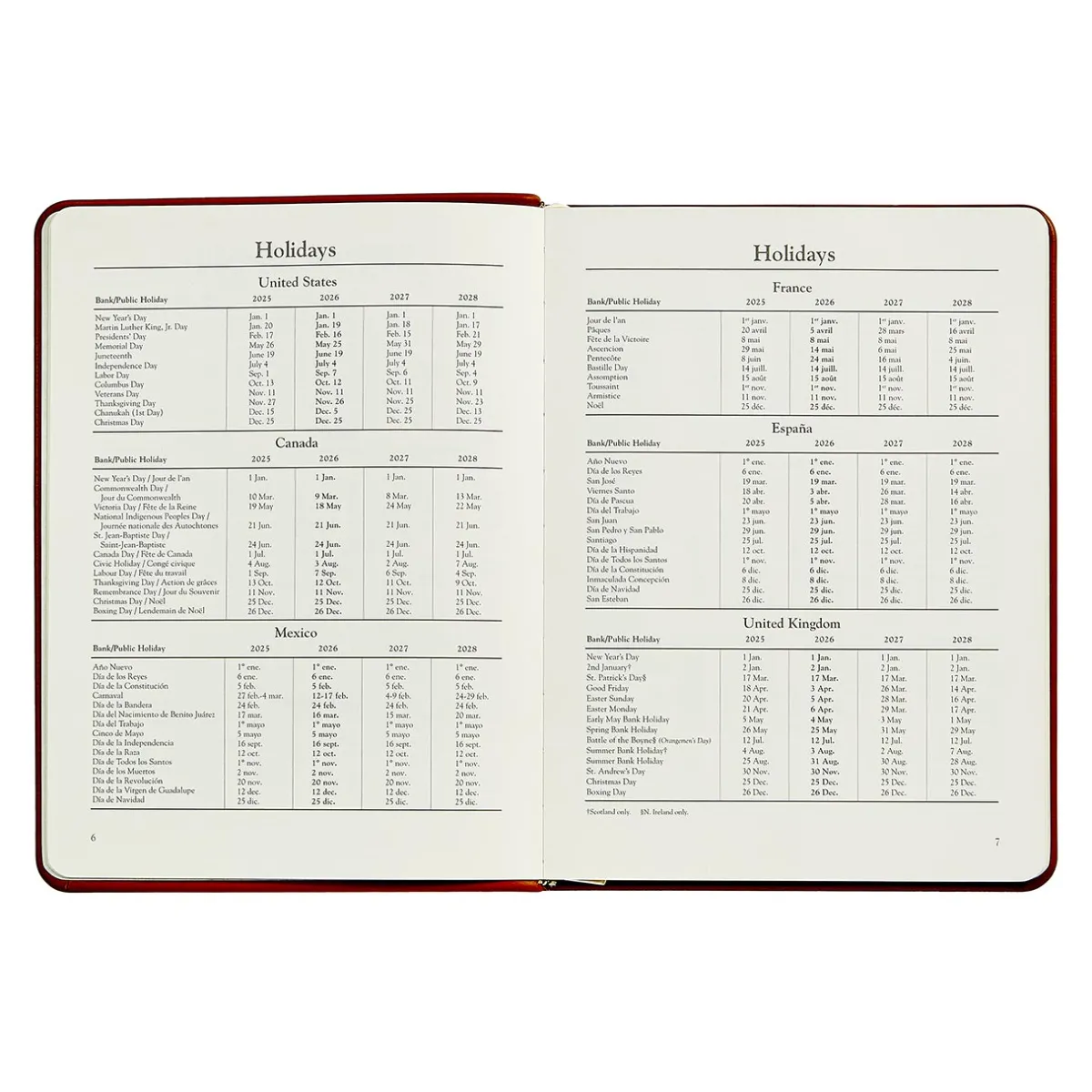 Levenger Planners & Agendas|Business Gifts*2026 Desk Diary