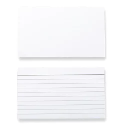 Levenger Premium Index Cards*100 Horizontal Ruled 3 x 5 Cards