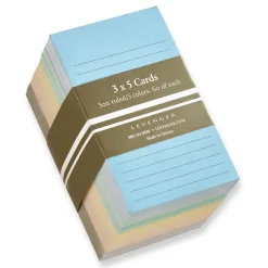 Levenger Premium Index Cards*300 Multicolored 3 x 5 Cards
