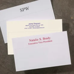 Levenger Premium Index Cards|Premium Personalized Index Cards*100 Personalized 3 x 5 Cards, Horizontal Window