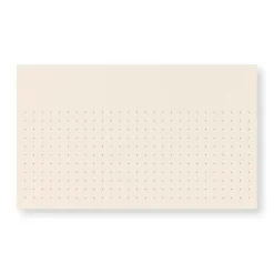 Levenger Premium Index Cards*500 Personalized 3 x 5 Cards, Horizontal Dot Grid