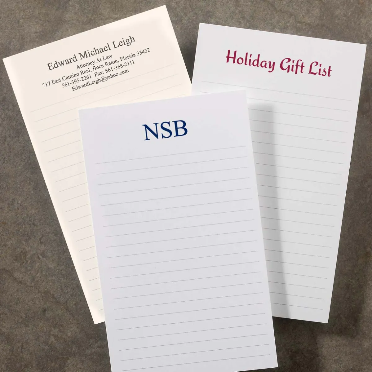 Levenger Premium Index Cards|Premium Personalized Index Cards*500 Personalized 3 x 5 Cards, Vertical Ruled