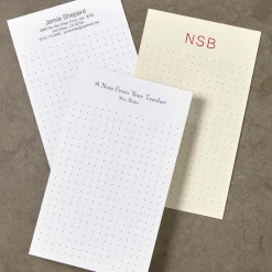 Levenger Premium Index Cards|Premium Personalized Index Cards*500 Personalized 3 x 5 Cards, Vertical Dot Grid