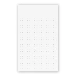 Levenger Premium Index Cards|Premium Personalized Index Cards*500 Personalized 3 x 5 Cards, Vertical Dot Grid