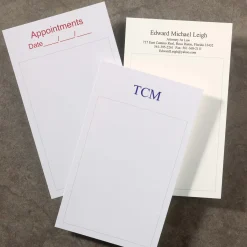 Levenger Premium Index Cards|Premium Personalized Index Cards*100 Personalized 3 x 5 Cards, Vertical Window