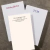 Levenger Premium Index Cards|Premium Personalized Index Cards*250 Personalized 3 x 5 Cards, Vertical Plain