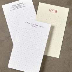Levenger Premium Index Cards|Premium Personalized Index Cards*250 Personalized 3 x 5 Cards, Vertical Dot Grid