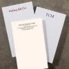 Levenger Premium Index Cards|Premium Personalized Index Cards*500 Personalized 3 x 5 Cards, Vertical Plain