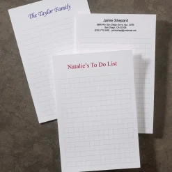 Levenger Premium Index Cards|Premium Personalized Index Cards*250 Personalized 4 x 6 Cards, Vertical Grid