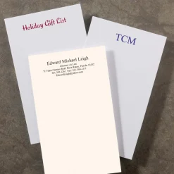 Levenger Premium Index Cards|Premium Personalized Index Cards*100 Personalized 3 x 5 Cards, Vertical Plain