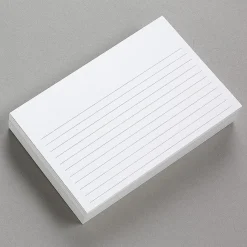 Levenger Premium Index Cards*100 Special Request Horizontal Ruled 4 x 6 Cards