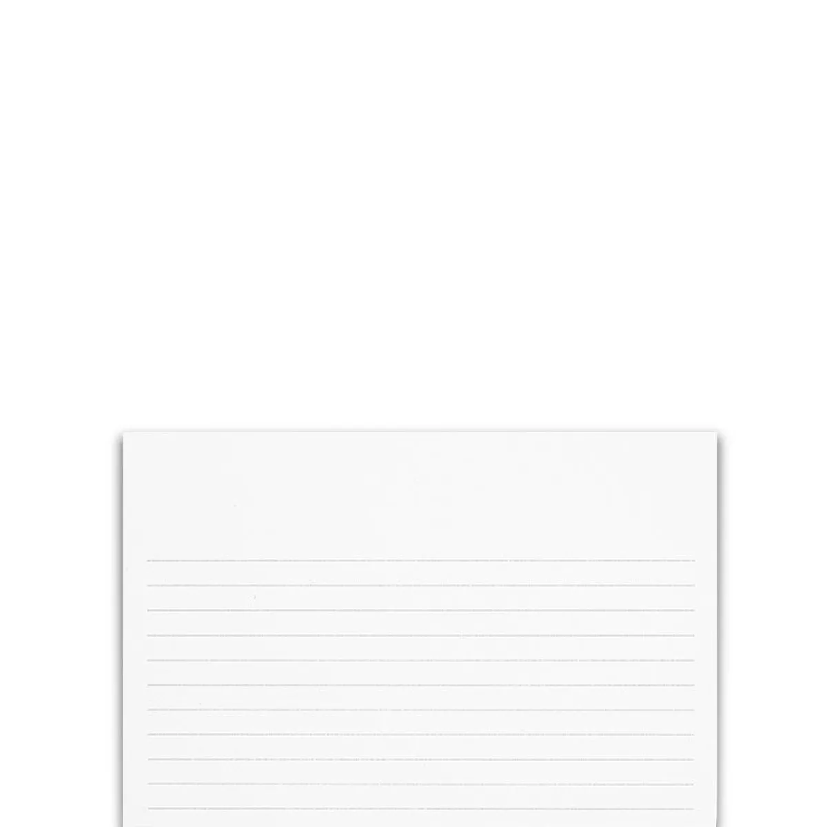 Levenger Premium Index Cards*100 Special Request Horizontal Ruled 4 x 6 Cards