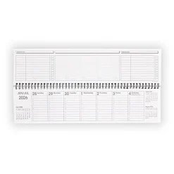 Levenger Planners & Agendas|Desk Pad & Card Planners*2026 Weekly Margin Calendar