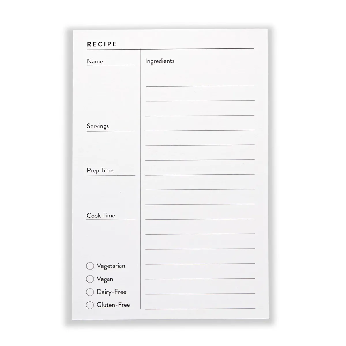 Levenger Premium Index Cards*4 x 6 Recipe Cards (set of 50)