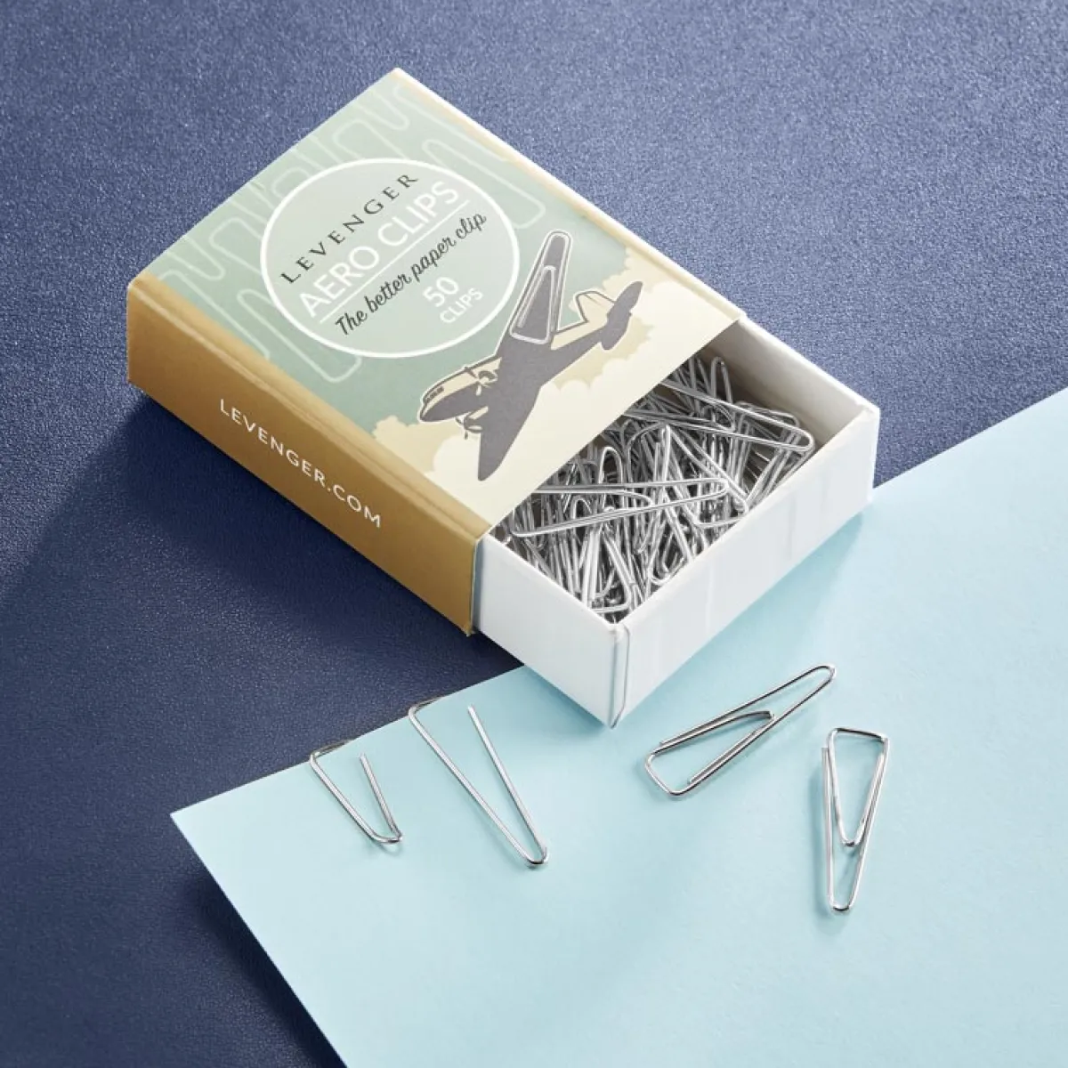 Levenger Bookmarks|Sticky Notes & Tabs*Aero Clips (set of 50)