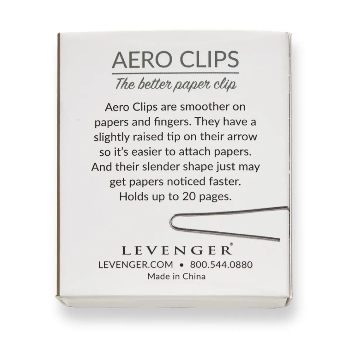 Levenger Bookmarks|Sticky Notes & Tabs*Aero Clips (set of 50)