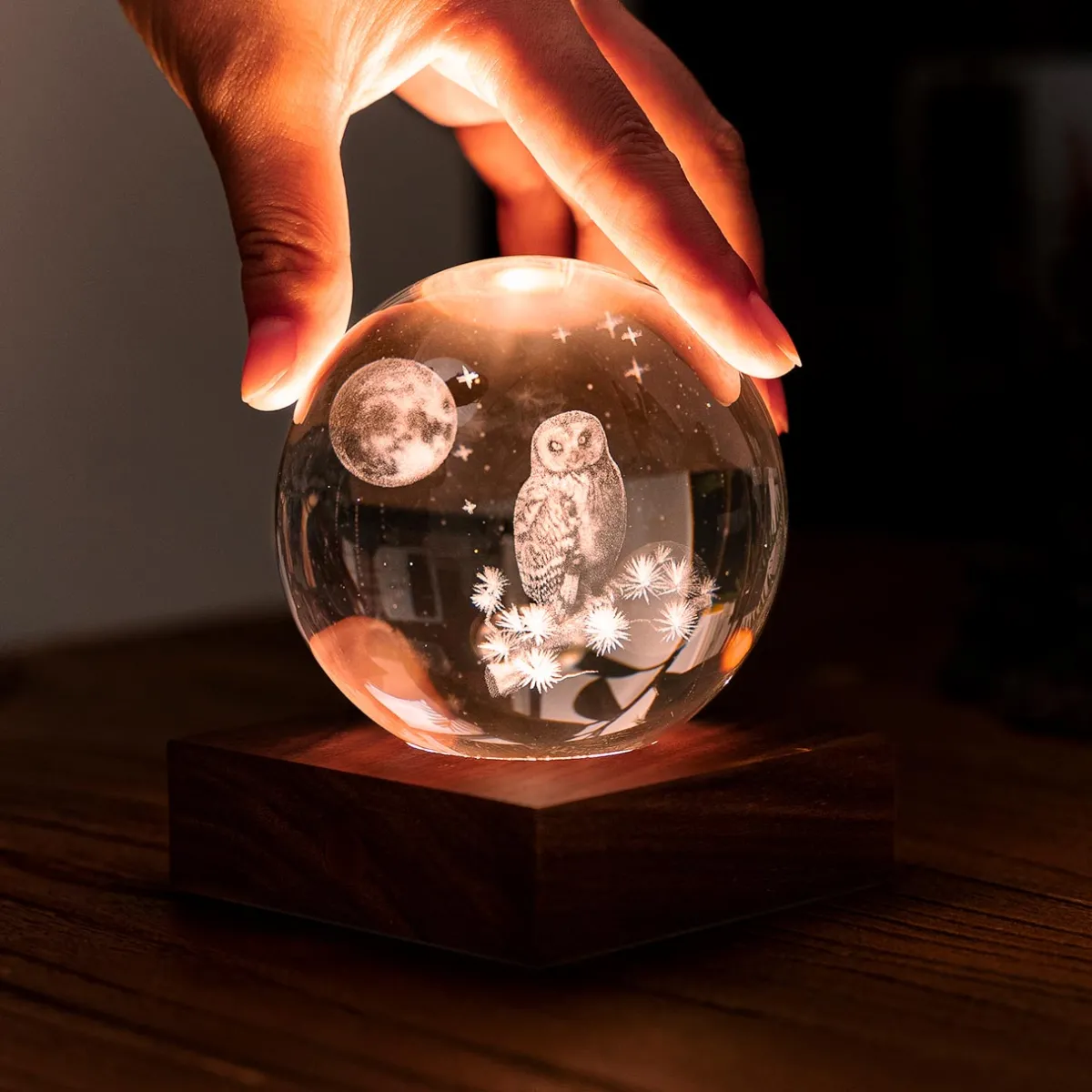 Levenger Lamps & Lighting|Lighting*Amber Crystal Light