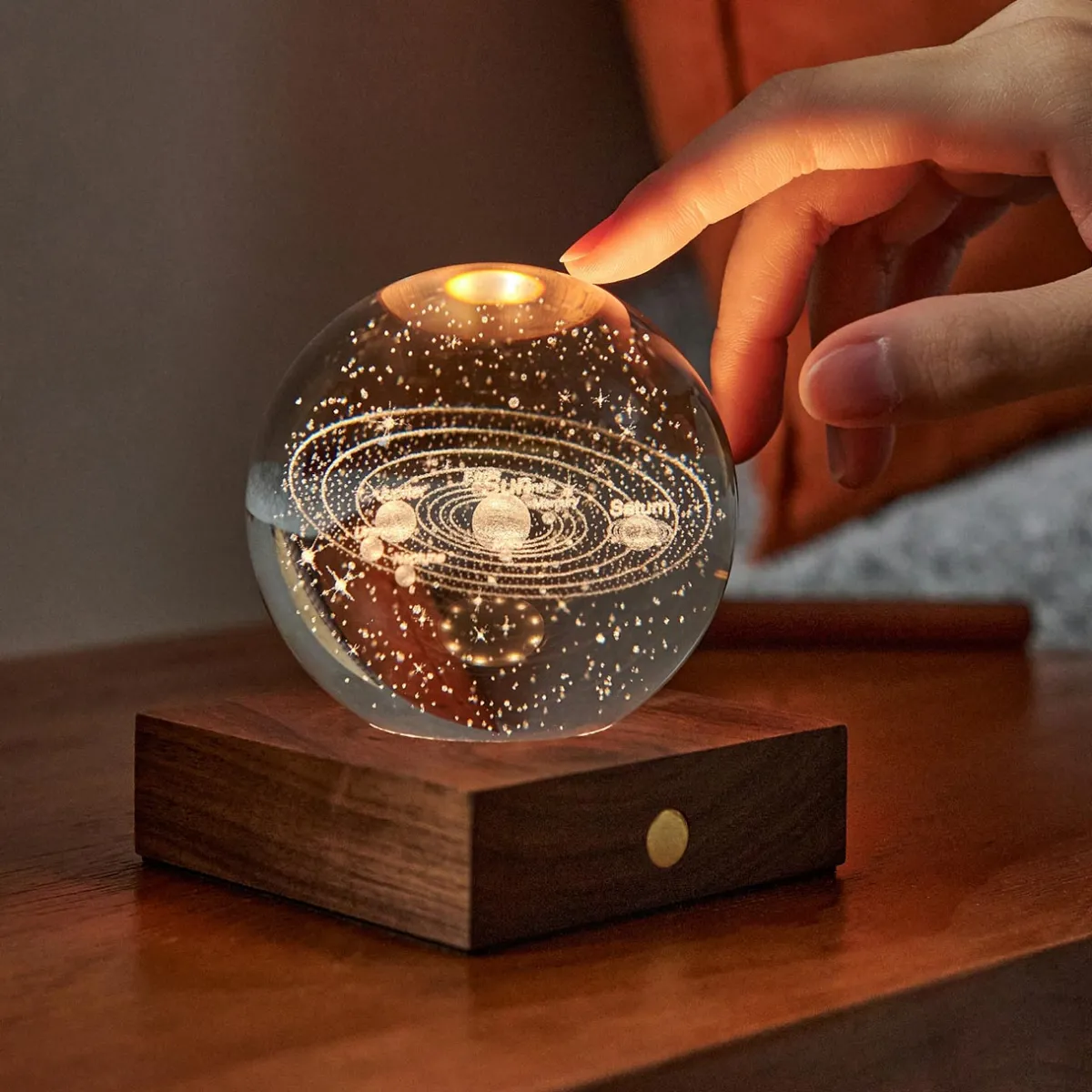 Levenger Lamps & Lighting|Lighting*Amber Crystal Light
