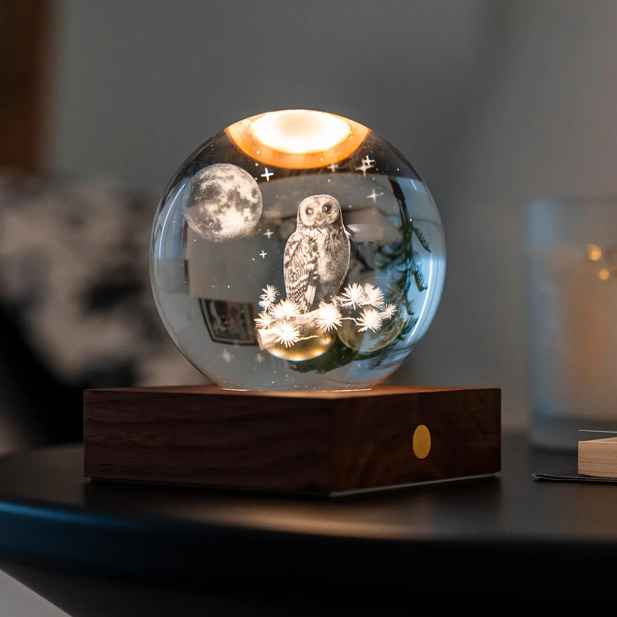 Levenger Lamps & Lighting|Lighting*Amber Crystal Light
