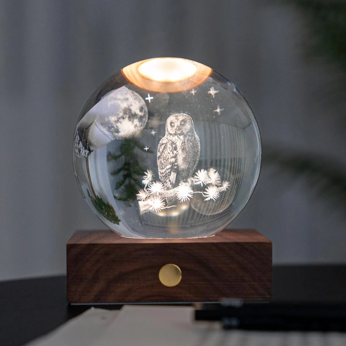 Levenger Lamps & Lighting|Lighting*Amber Crystal Light