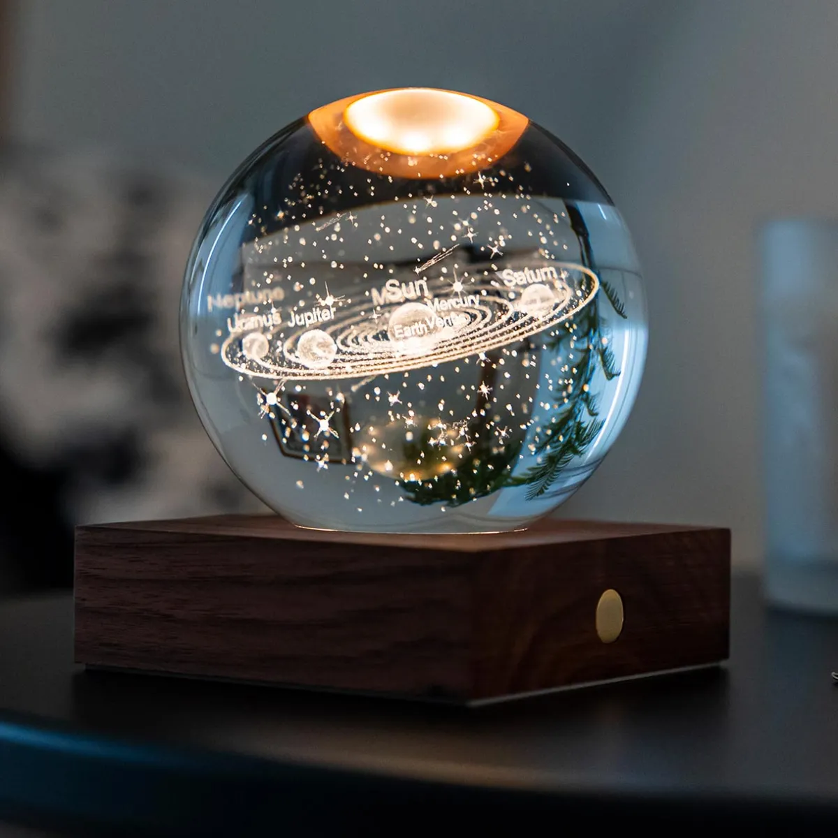 Levenger Lamps & Lighting|Lighting*Amber Crystal Light