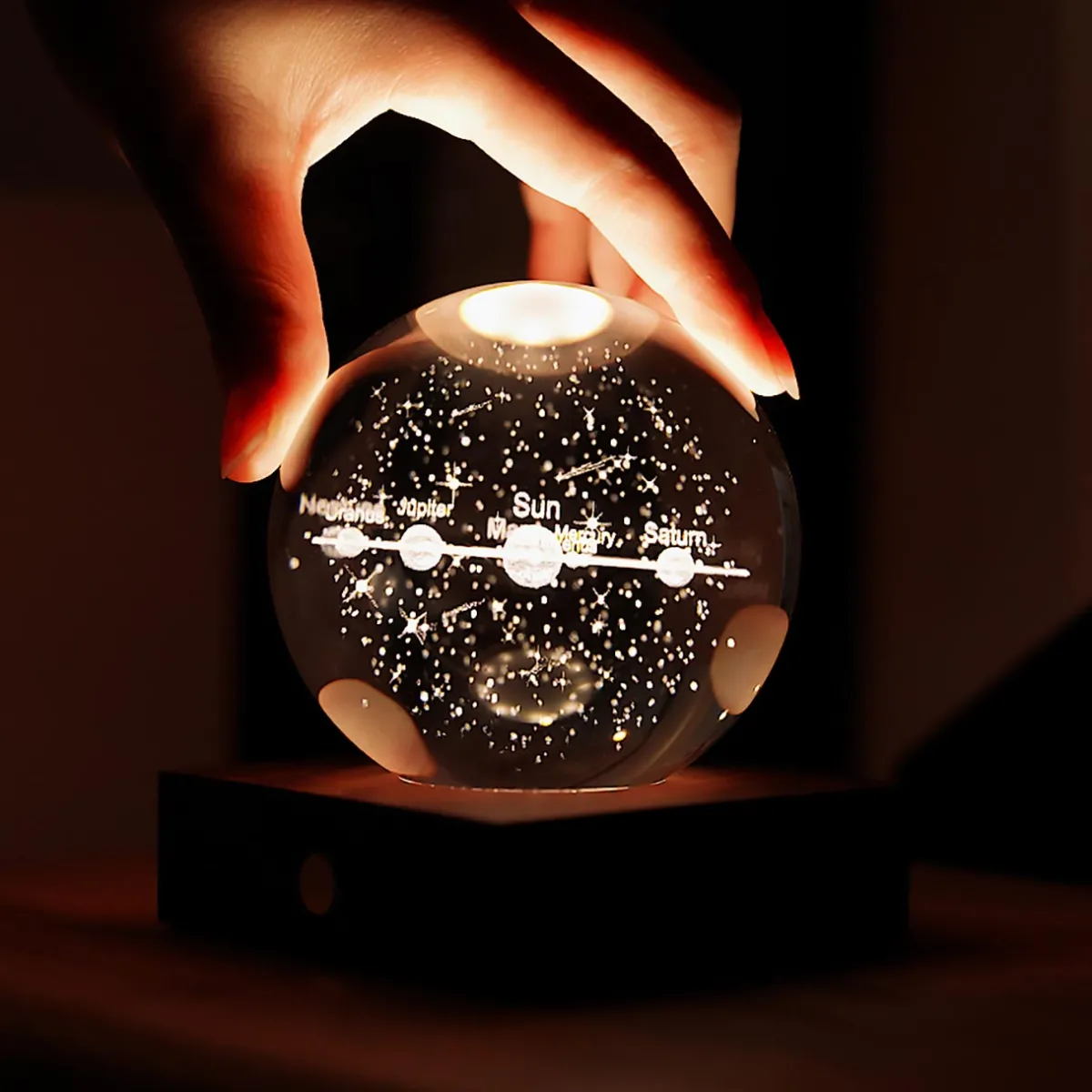 Levenger Lamps & Lighting|Lighting*Amber Crystal Light