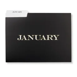 Levenger Filing & Folders|Filing & Folders*Avant-Garde Monthly File Folders (set of 12)