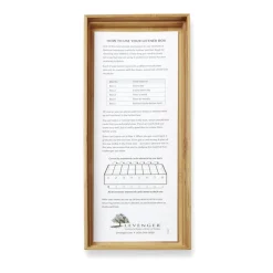 Levenger Index Card Accessories|Workspace Organizers*Bamboo Leitner Learning Box