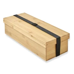 Levenger Index Card Accessories|Workspace Organizers*Bamboo Leitner Learning Box
