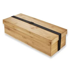 Levenger Index Card Accessories|Workspace Organizers*Bamboo Leitner Learning Box