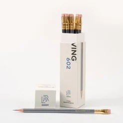 Levenger Pencils|Fine Art Supplies*Blackwing 602 Firm Pencils with Eraser (set of 12)