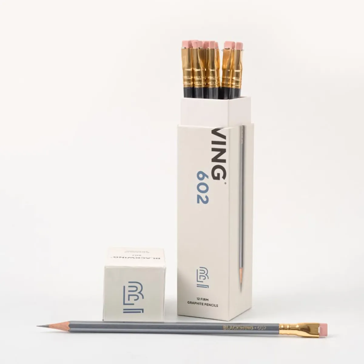 Levenger Pencils|Fine Art Supplies*Blackwing 602 Firm Pencils with Eraser (set of 12)