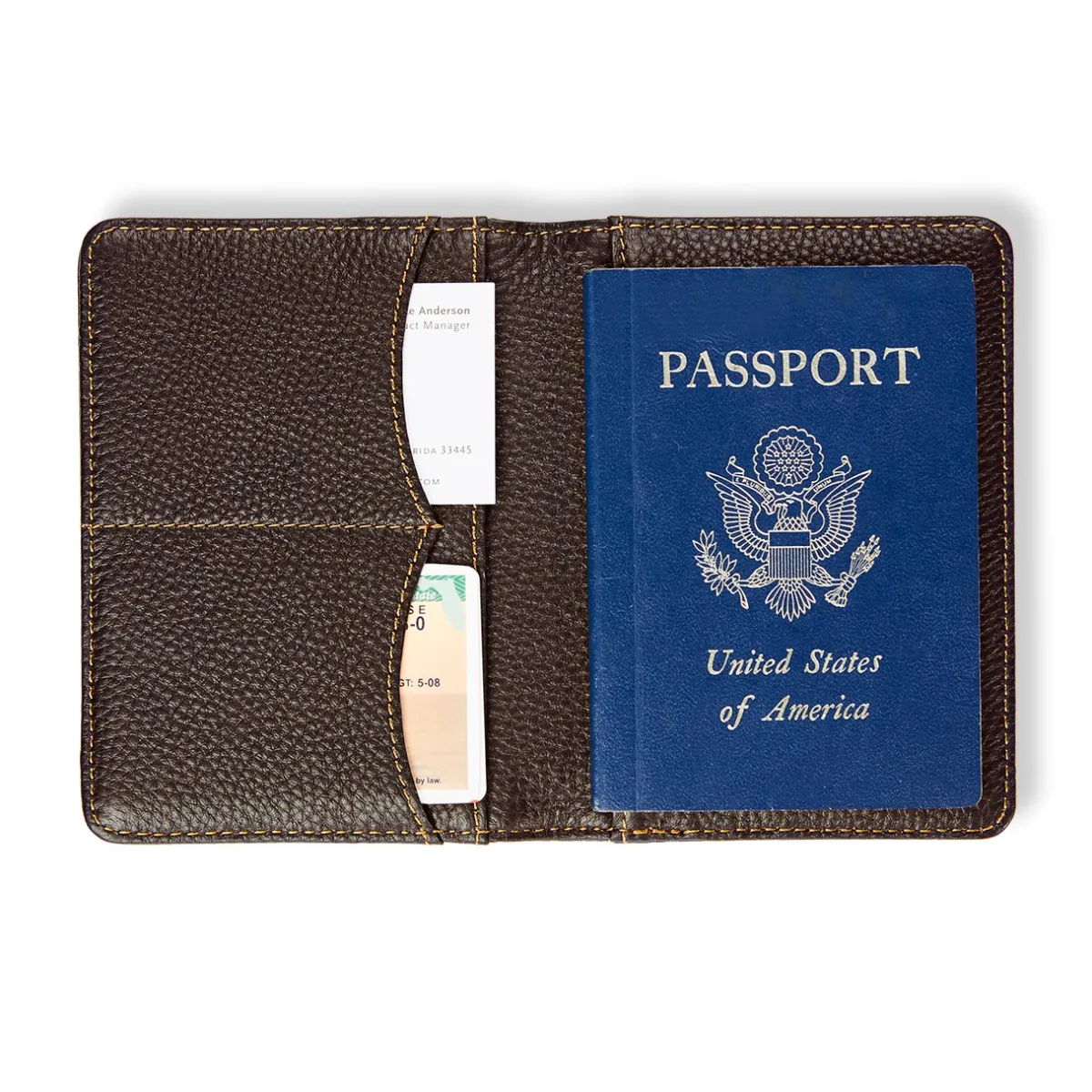 Levenger Travel Bags & Accessories|Wallets & Card Cases*Bomber Jacket + RFID Passport Holder